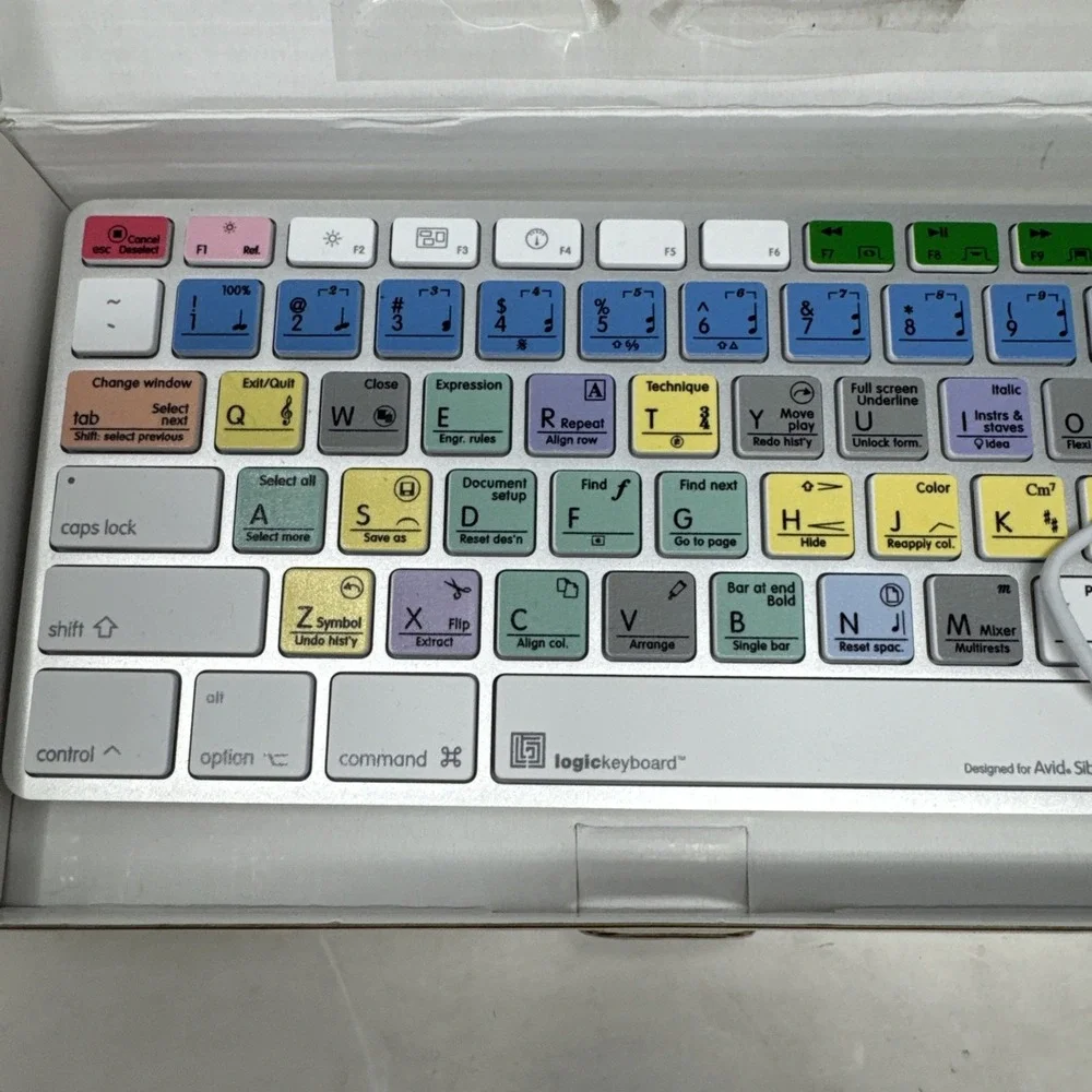 LogicKeyboard Sibelius 7‎ Mac OSX Shortcut Advance Line LKBU-SIB-AM89-US